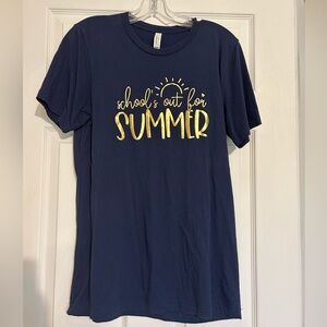 ‘School’s out for Summer’ short sleeve